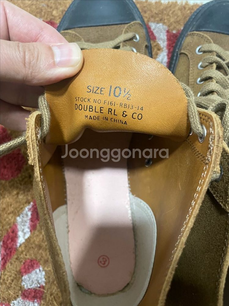RRL 스웨이드 메이포트 스니커즈 (10.5)--6