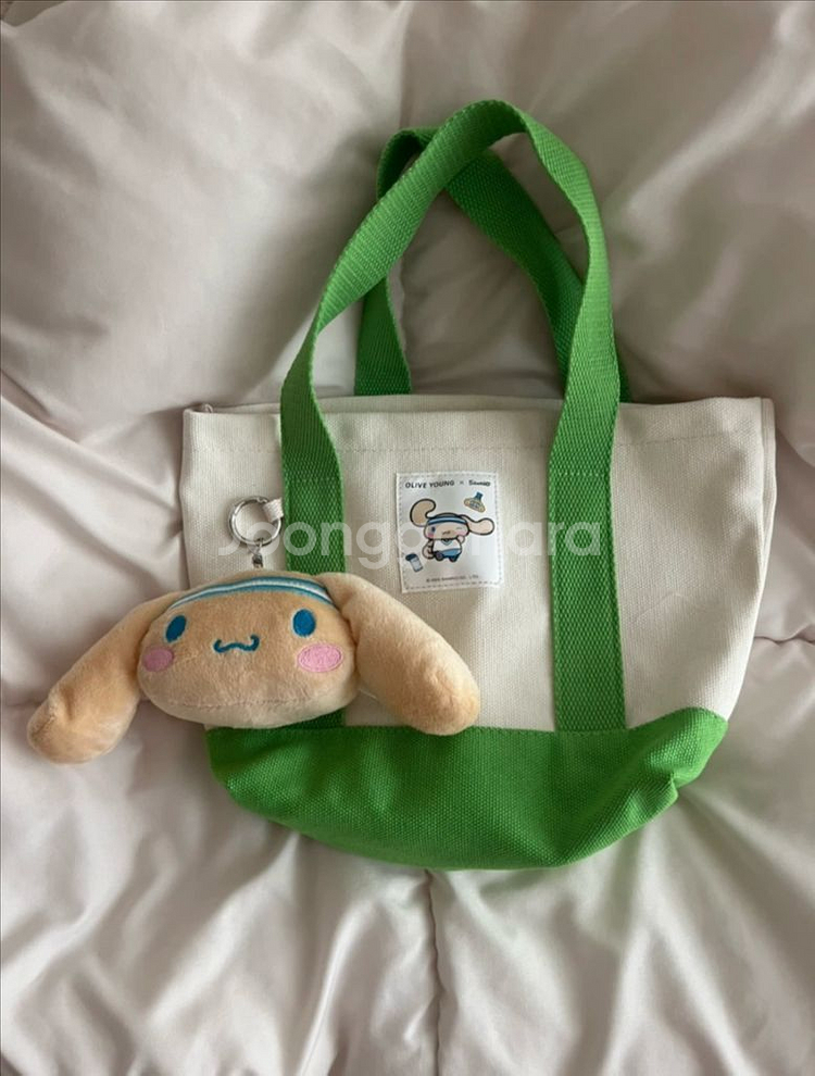 올리브영X산리오 콜라보 토트백 시나모롤--0