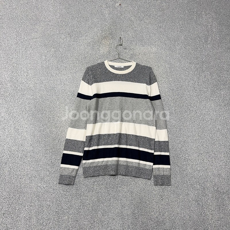 마인드브릿지 캐주얼 스트라이프 라이트 그레이니트 100--0