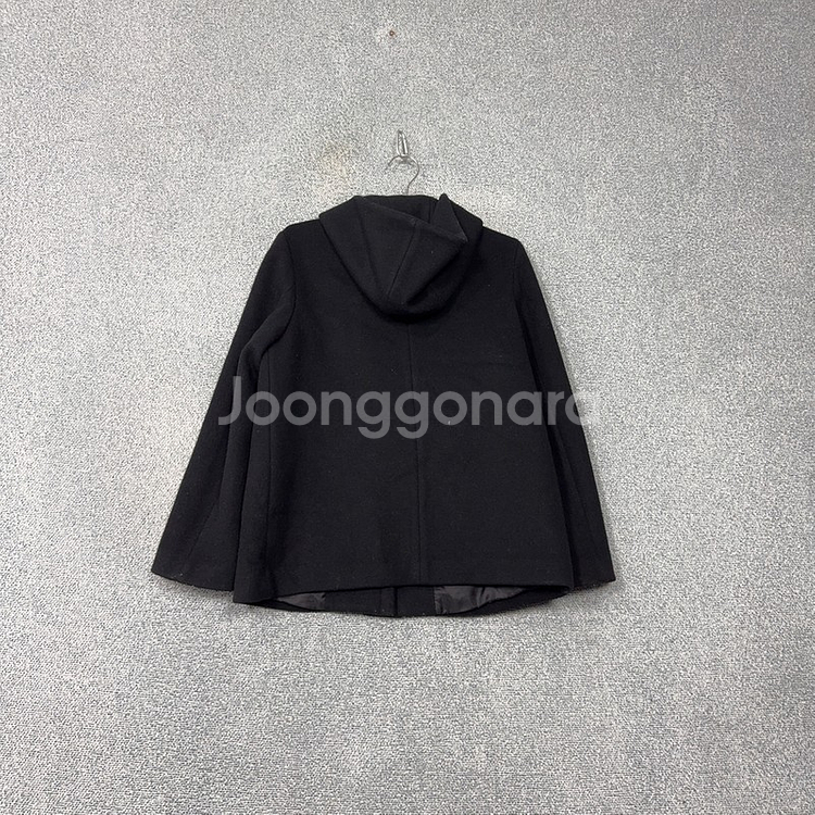 한섬 SJSJ 여성 블랙 울 후드 자켓88-98-165--1
