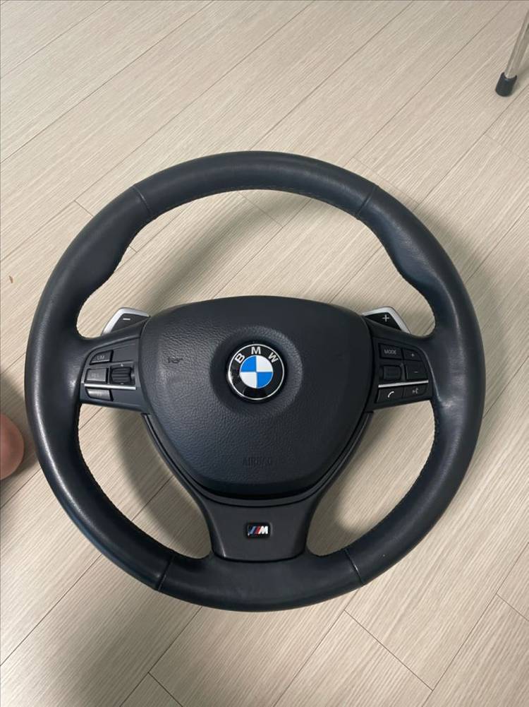 bmw 스포츠핸들 열선 진동 패들--2