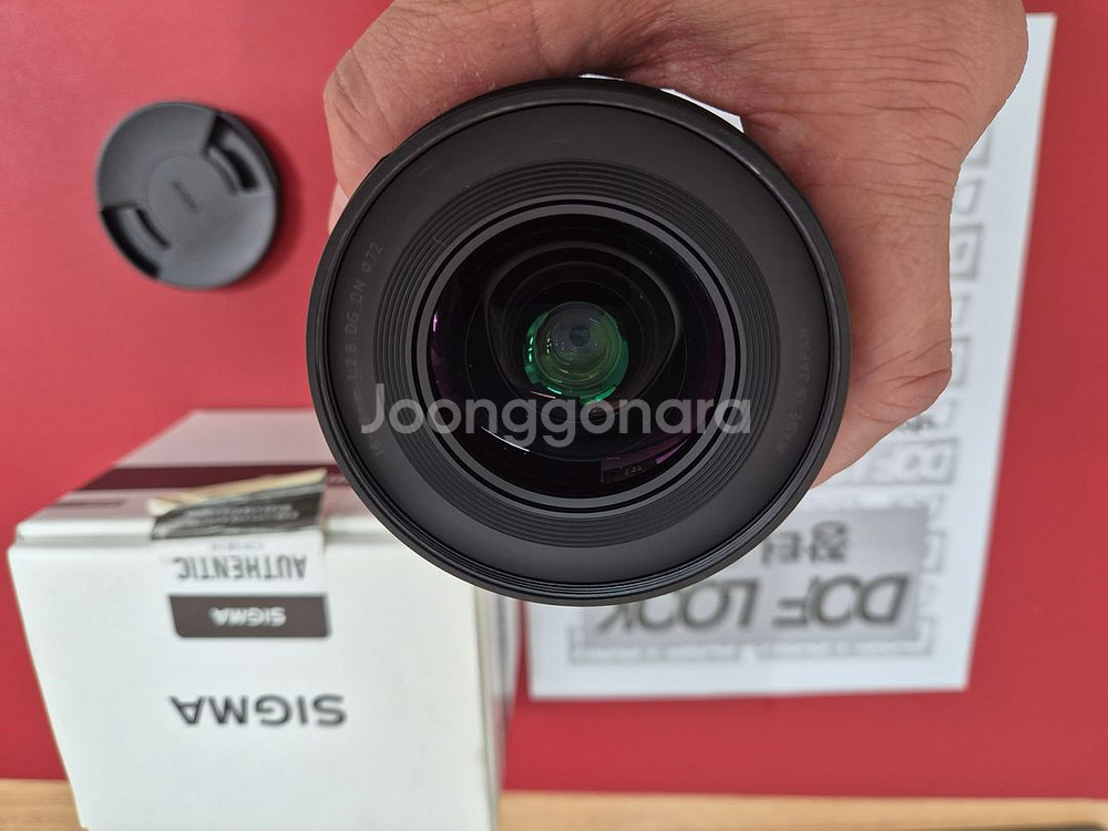 시그마 16-28mm f2.8 소니용 풀박스입니다--2