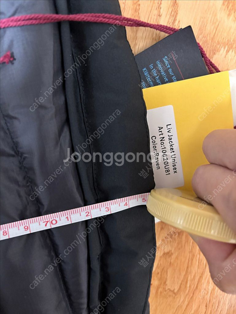 클라터뮤젠 리브 패딩 공용 xs--8