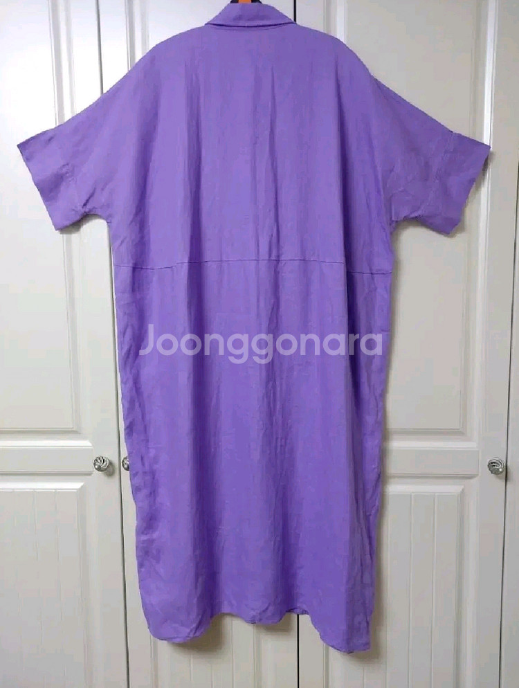 코스 린넨원피스 유로M사이즈 프리사이즈 보라퍼플원피스--2