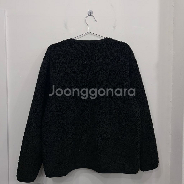 무신사스탠다드 브이넥 집업 뽀글이 플리스--4