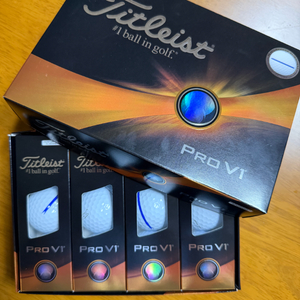 타이틀리스트 Pro V1 골프공 퍼포먼스블루라인 1더즌