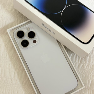 아이폰14프로 실버 128GB 풀박스 판매