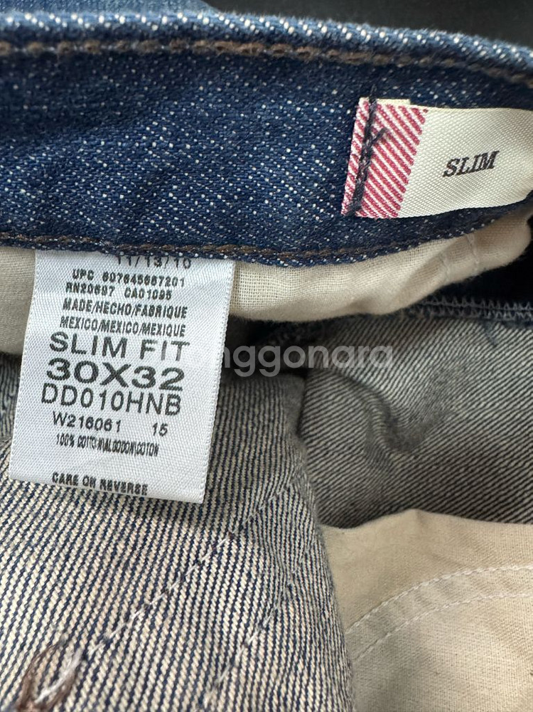 디키즈 Dickies 빈티지 워싱 슬림핏 대님팬츠--2