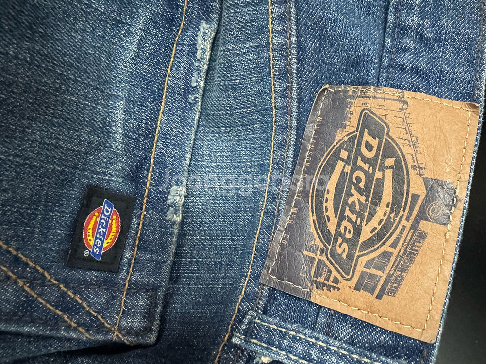 디키즈 Dickies 빈티지 워싱 슬림핏 대님팬츠--3
