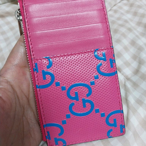 정품 구찌 GG 카드케이스 새상품 인보이스