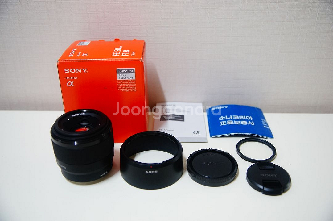 [소니] FE 50mm f1.8 풀프레임 여친렌즈팝니다--0
