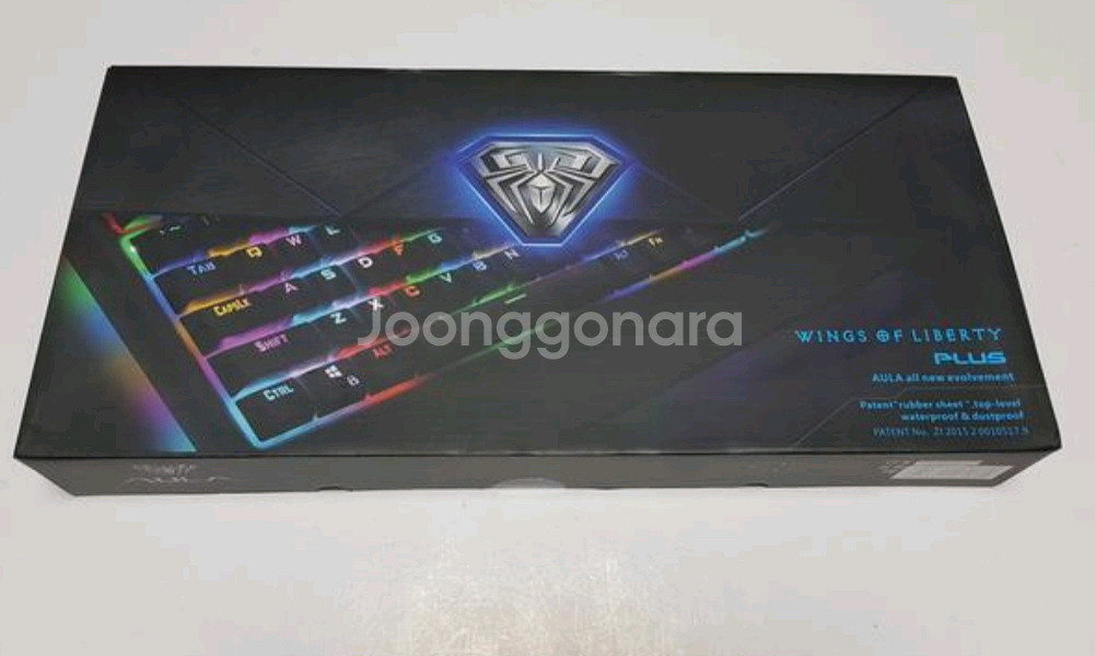 독거미 AULA WINGS 블랙 청축 유선기계식 키보드--3