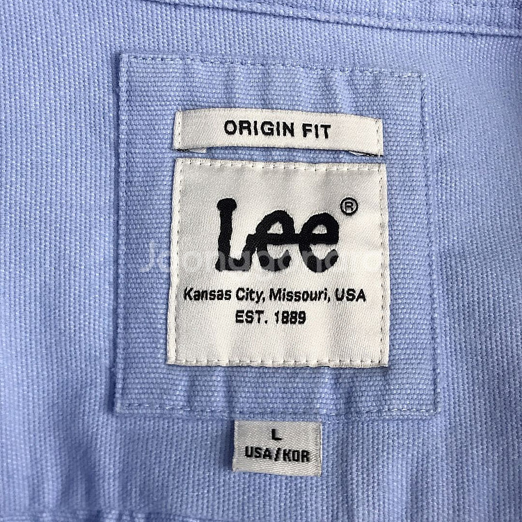 리 LEE 옥스포드 오리진핏 셔츠 남방 남성L--5