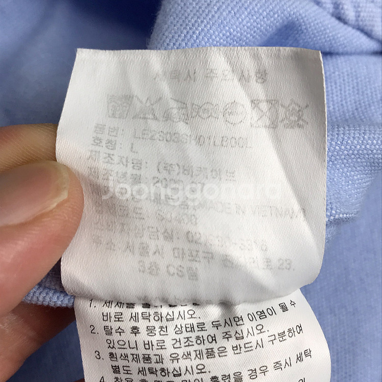 리 LEE 옥스포드 오리진핏 셔츠 남방 남성L--6