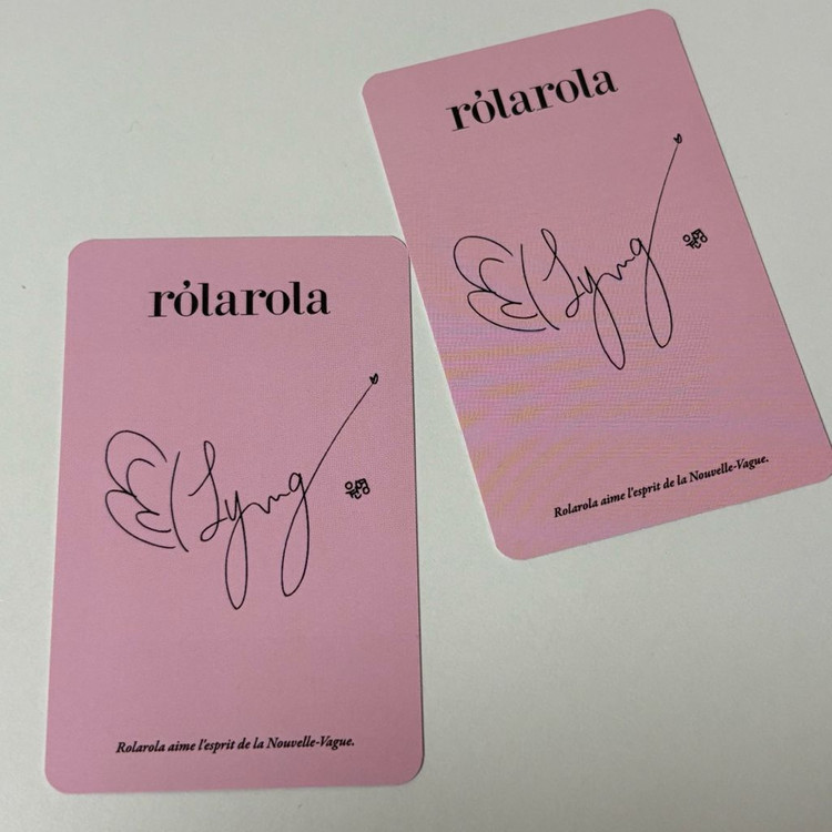 장원영 로라로라 싸인 포토카드 4종 새상품 일괄 이미지