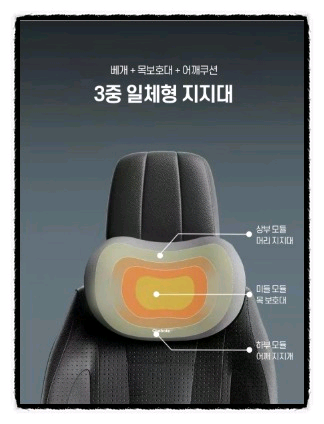 체보트 자동차 목쿠션 차콜 2개 거의새거--4