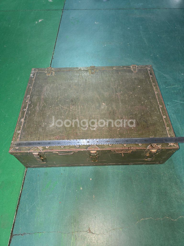 US 옛날 나무박스--0