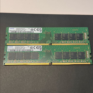 삼성램 DDR4 PC4 3200aa 32GB RAM두장