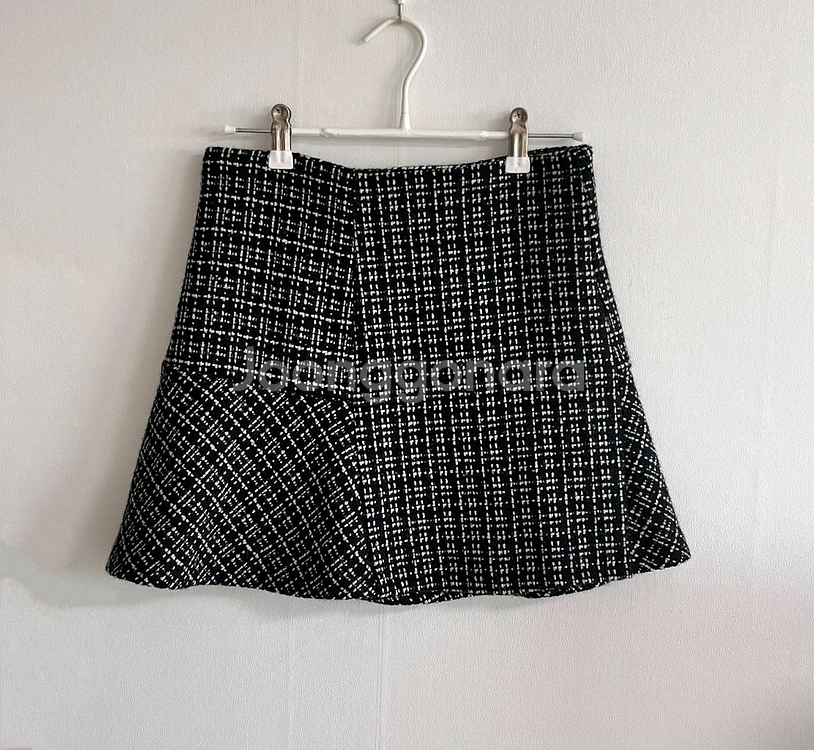여성 트위드치마--0