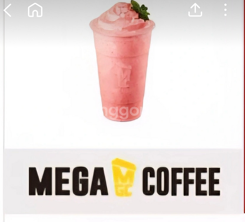 메가커피 딸기요거트스무디--0