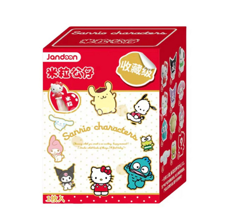 산리오 쌀알피규어 미니피규어 쌀알 풀박스--0