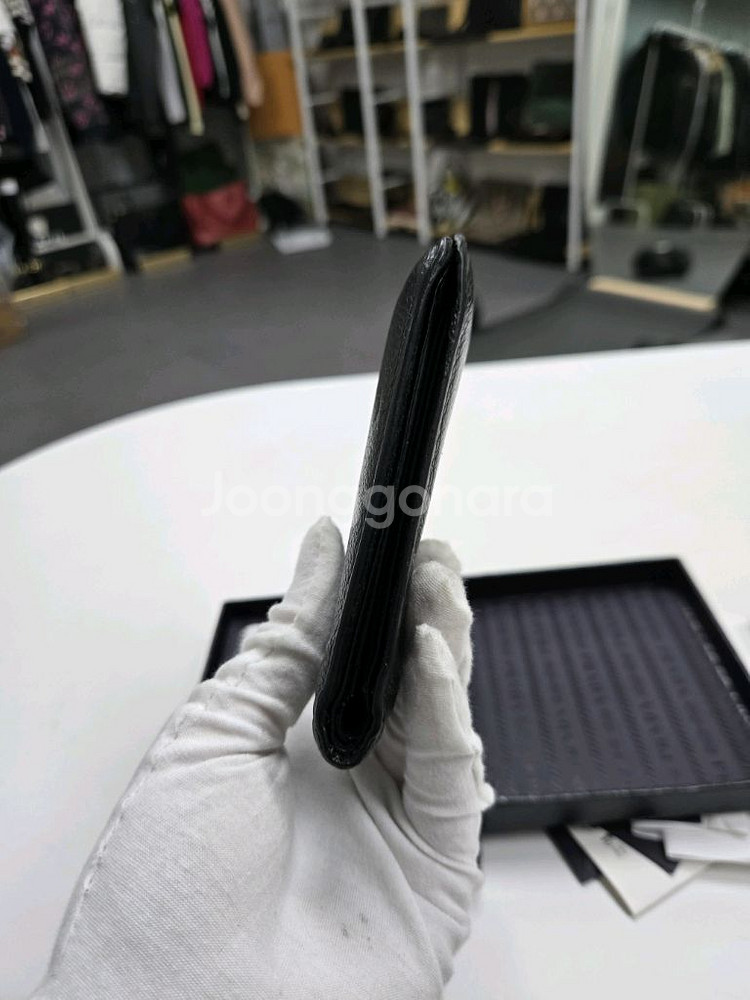 [정품]발렌시아가 로고 반지갑--2