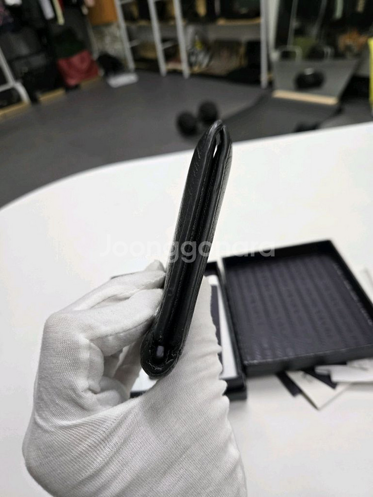 [정품]발렌시아가 로고 반지갑--4