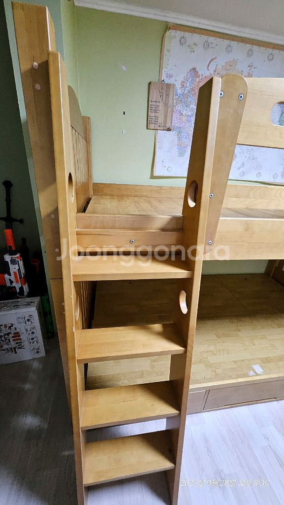 원목2층침대(하단수납형, 분리사용가능)--5