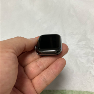 애플워치 7 스테인리스 그래파이트 41mm
