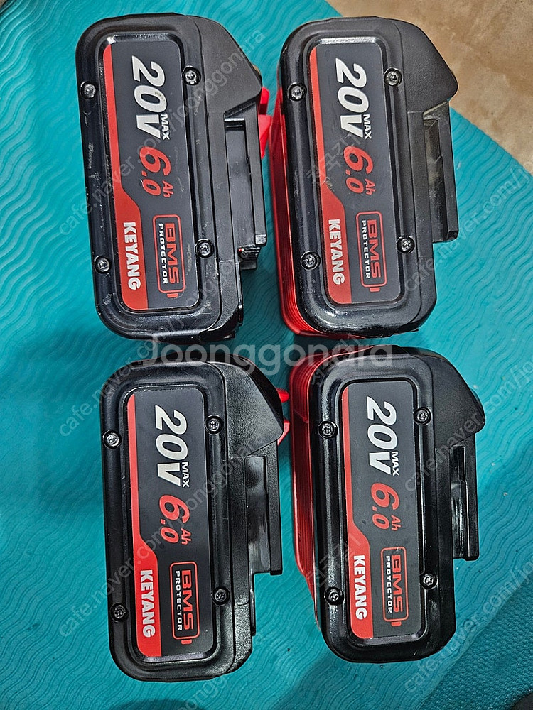 계양20v 6ah 신형전동배터리 3개--0