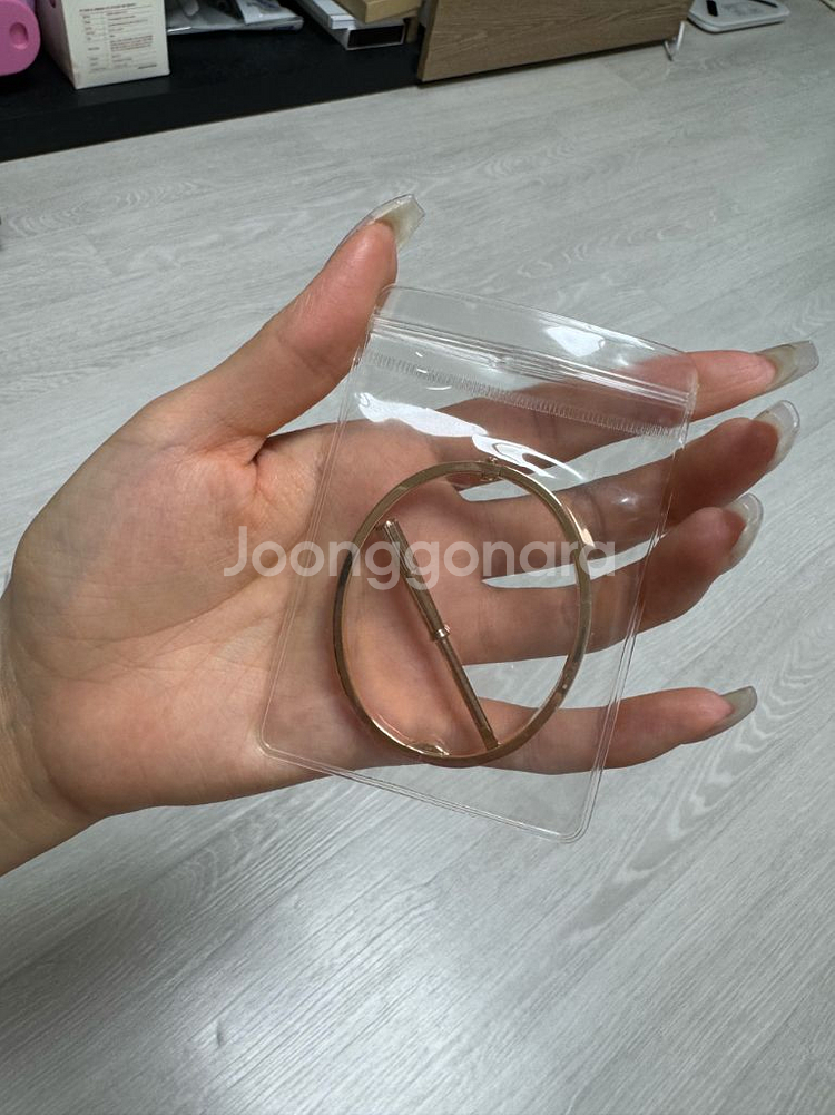까르 러브뱅글(로즈골드,17)--0