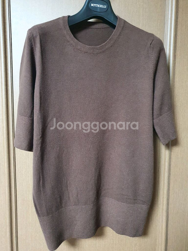 여성 미착용 브라운 니트 상의55~66--1