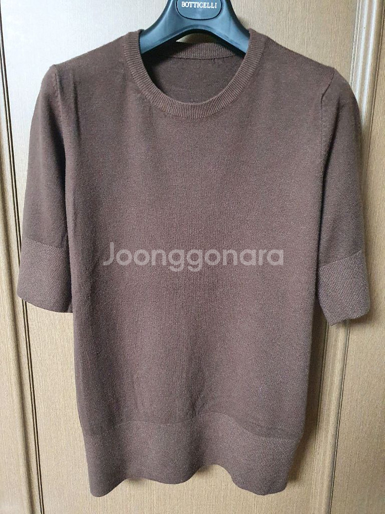 여성 미착용 브라운 니트 상의55~66--2