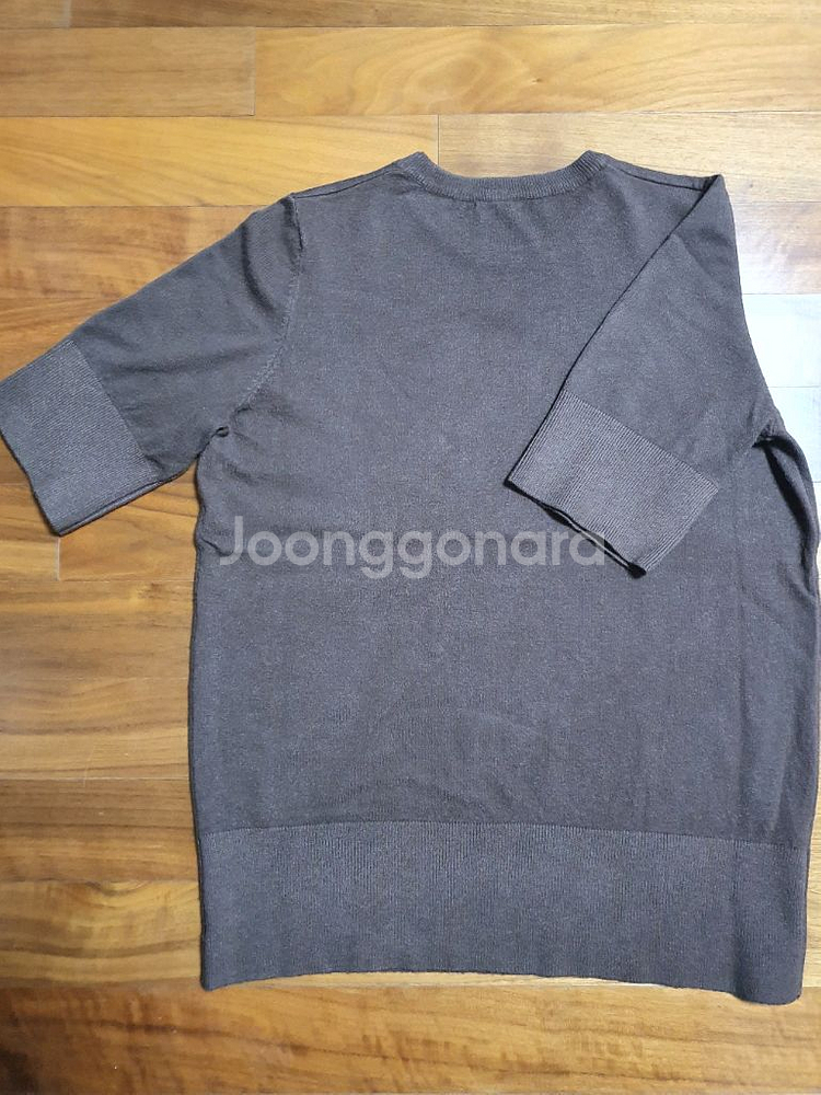 여성 미착용 브라운 니트 상의55~66--4