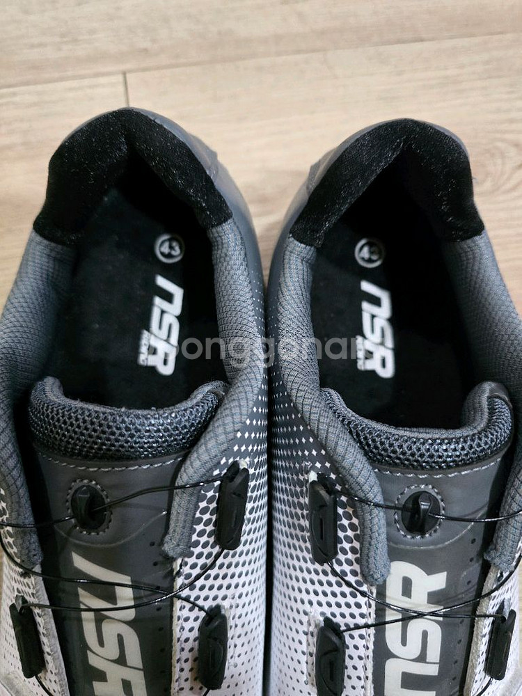 NSR 평페달 사이클링 클릿슈즈 43 280mm--2