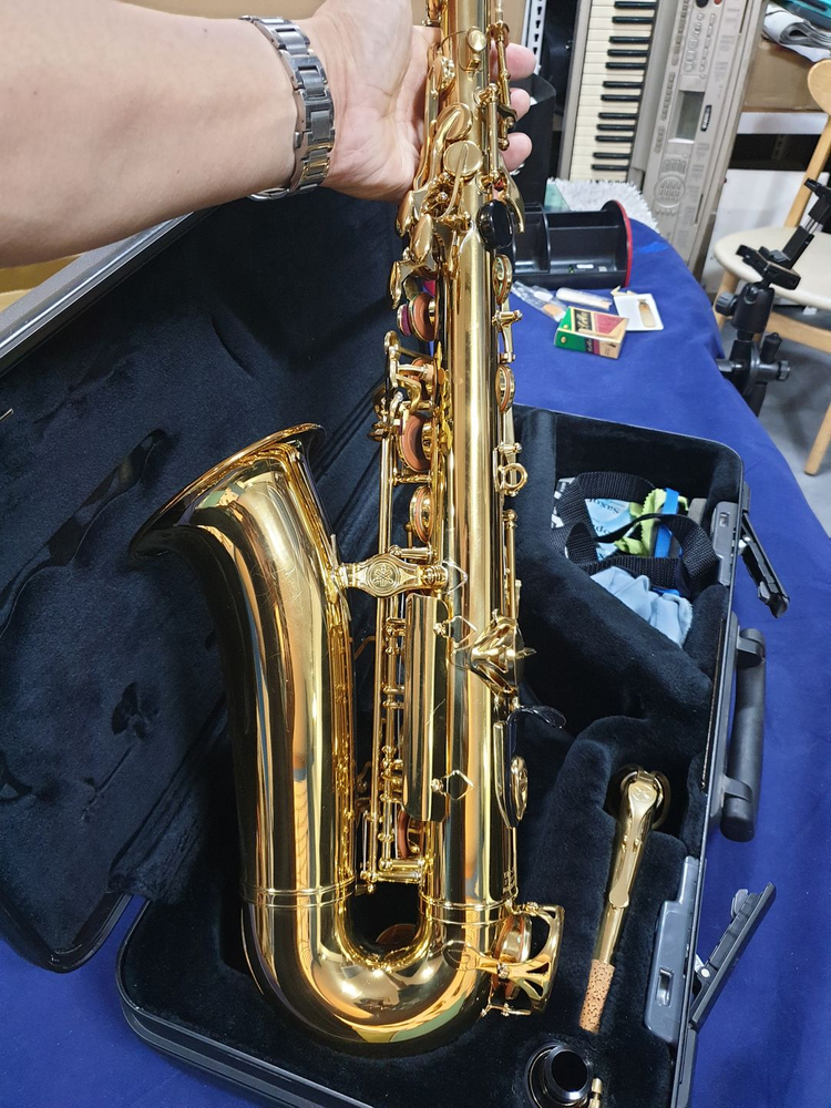 중고색소폰 야마하27알토섹소폰+고급마우스피스 중고섹소폰 이미지
