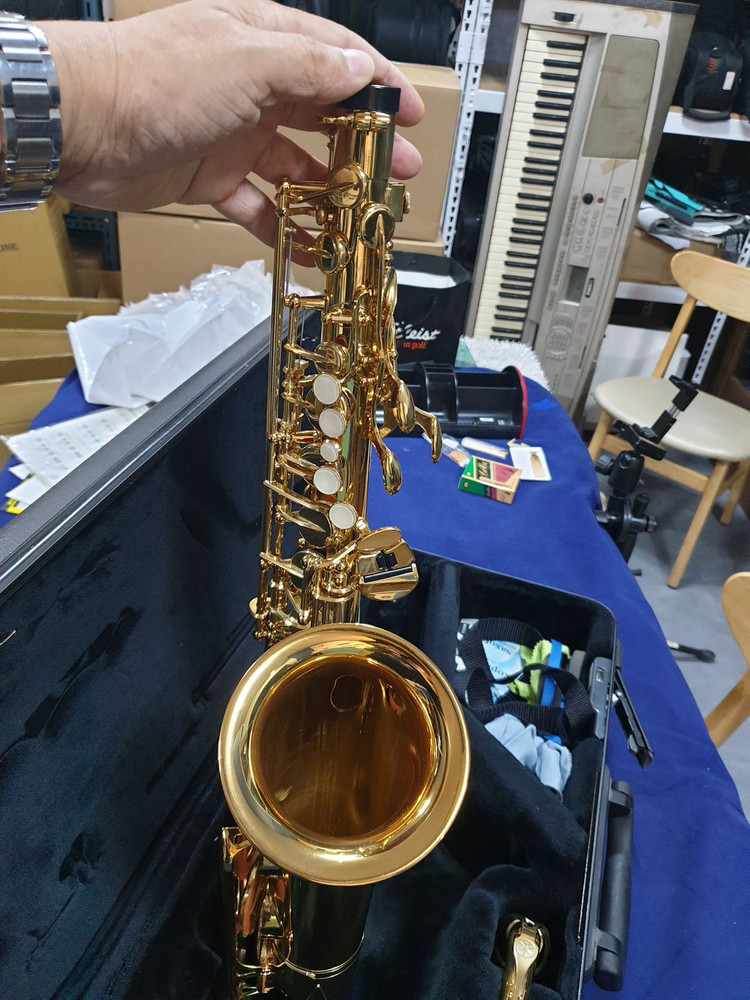 중고색소폰 야마하27알토섹소폰+고급마우스피스 중고섹소폰 이미지