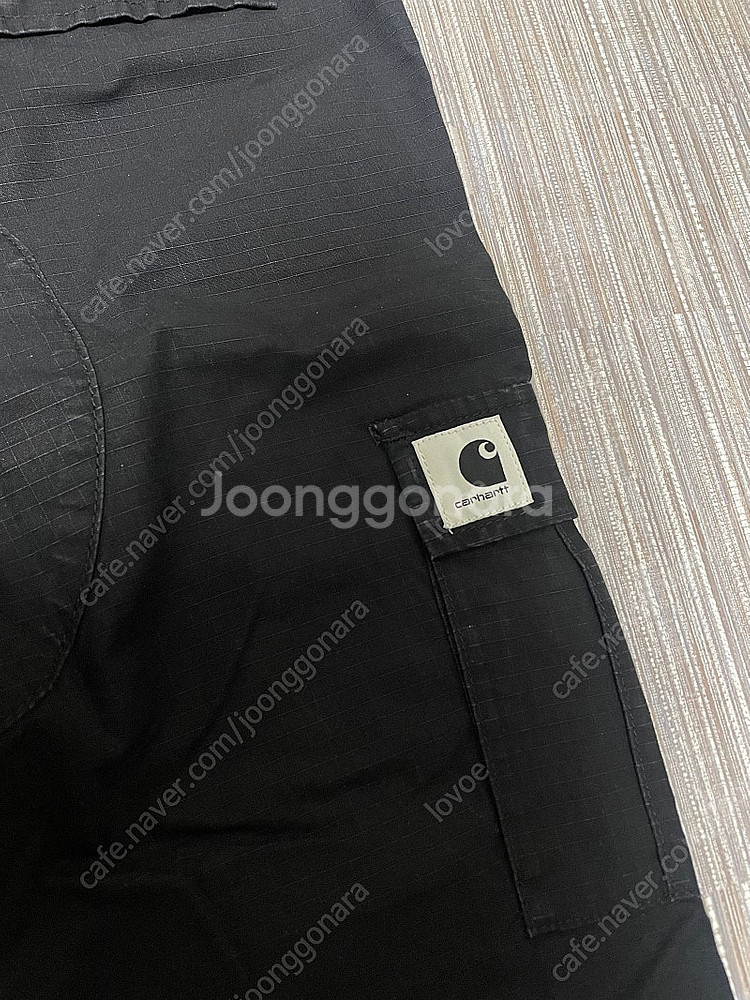 급처)칼하트 우먼 에비에이션 카고 팬츠 26 블랙--4