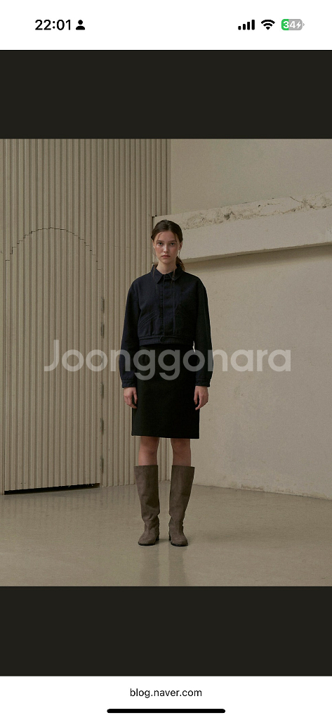 스무스무드 숏크롭 자켓--1