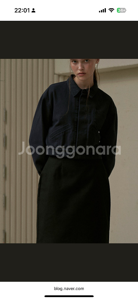 스무스무드 숏크롭 자켓--0