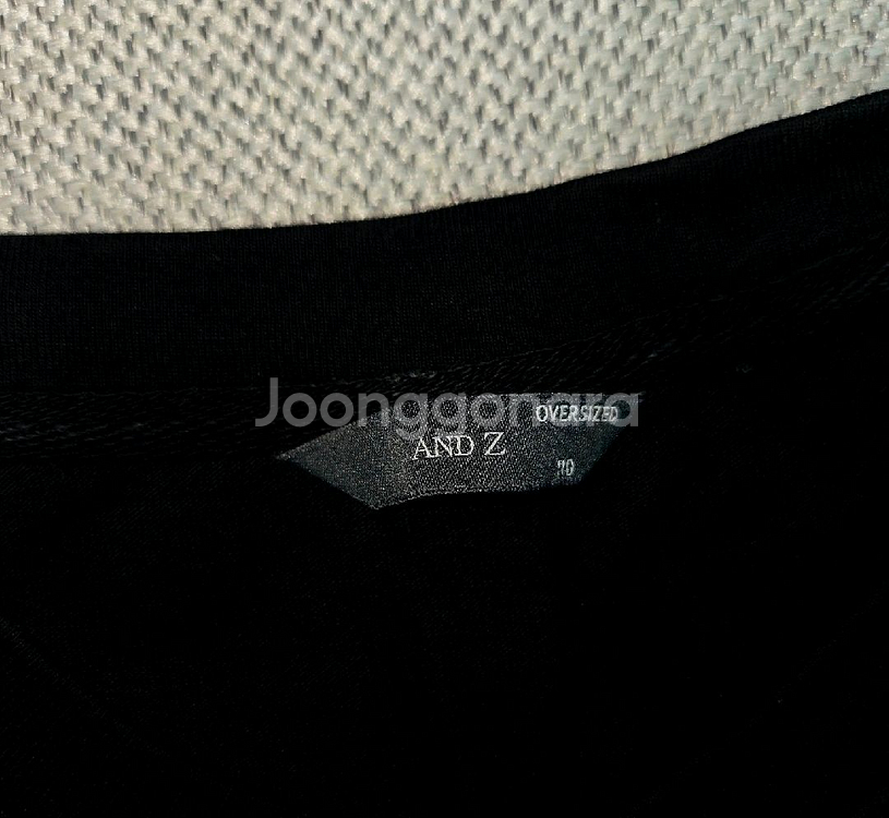 앤드지 블랙 새상품 반팔티셔츠 110--5