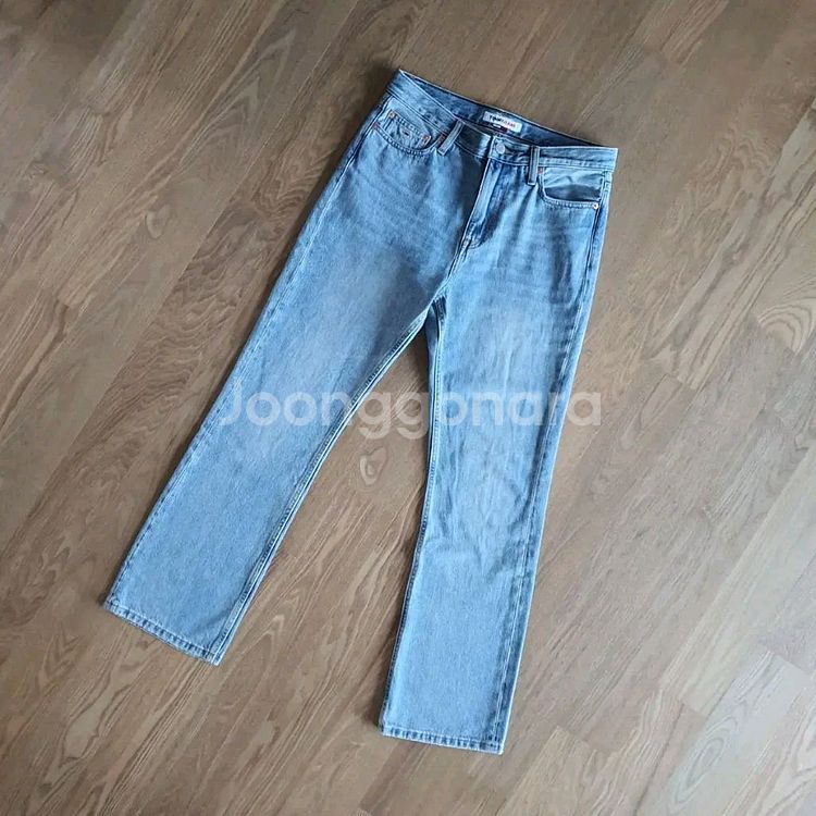 타미힐피거 타미진스 하이라이즈 세미 부츠컷 여자 데님--0