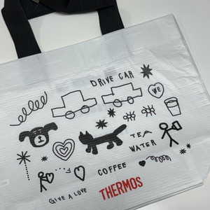 써모스이나피스퀘어 콜라보 리유저블백