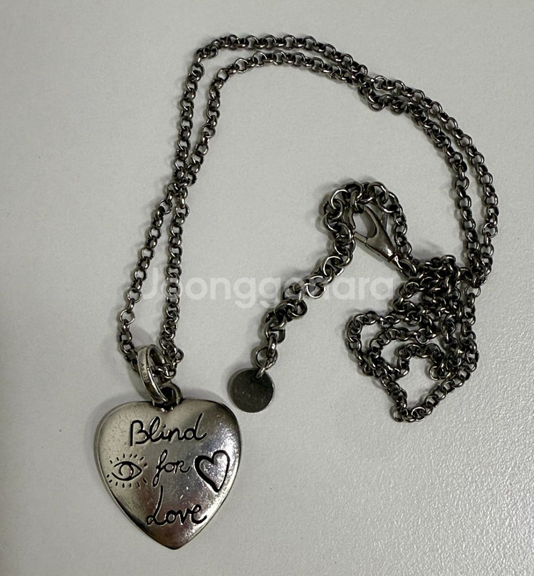 구찌 사랑에눈이멀다 Blind For Love 목걸이--0