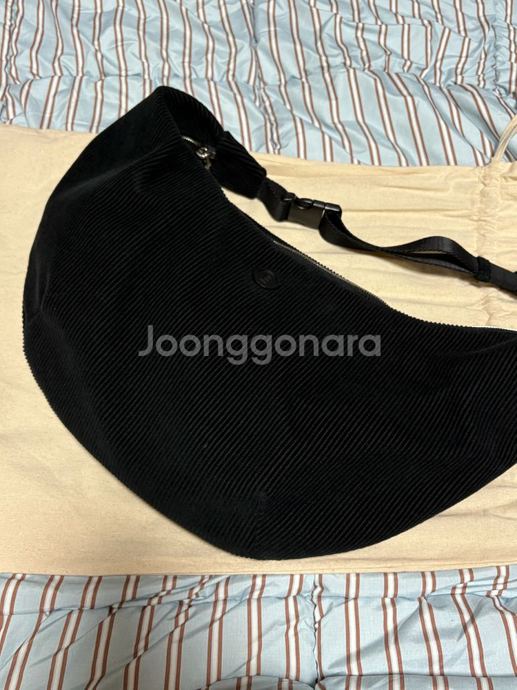 미닛뮤트 클로웨이스트 라지 코튜로이 블랙--1