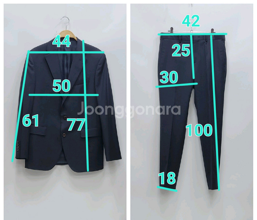 캠브리지 20SS 정장 셋업 / 남 100--9