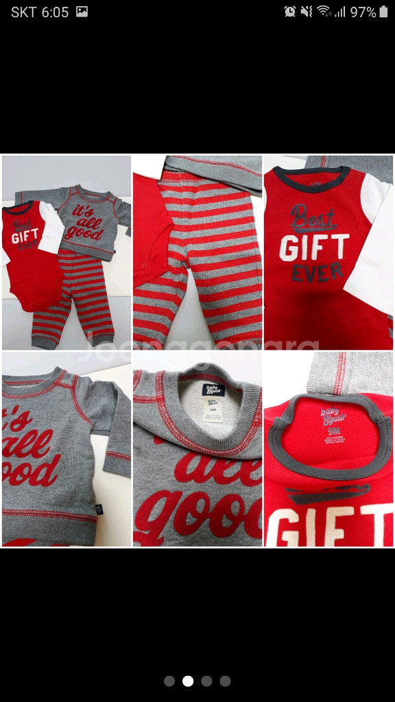 새상품 유아옷. 베이비 비고쉬3종세트. .9m--0