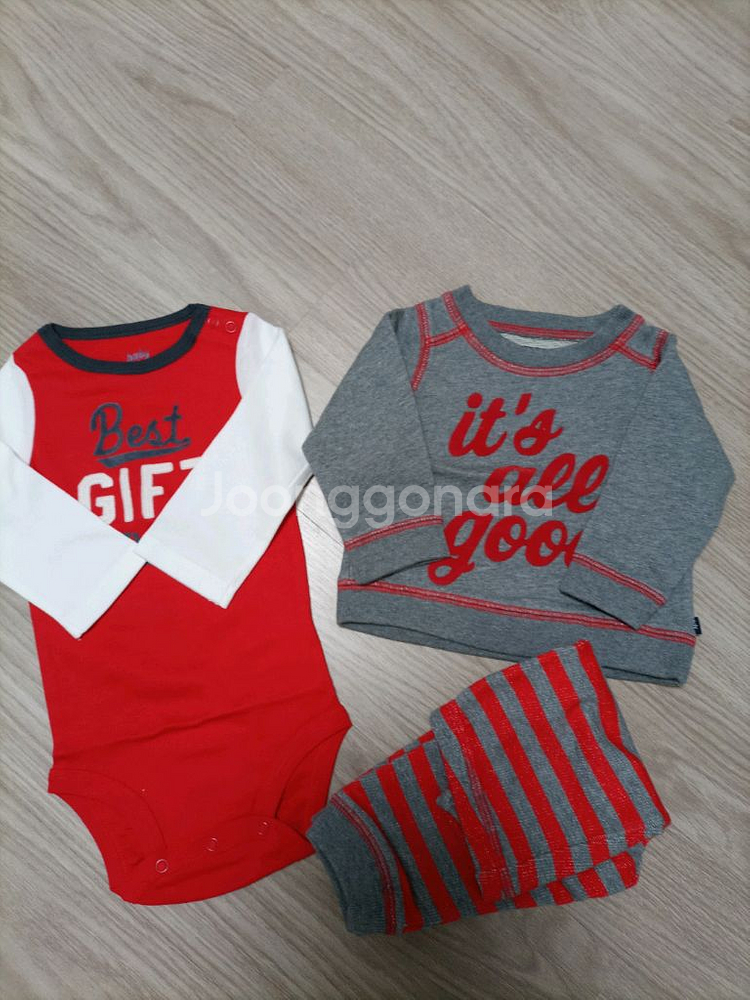 새상품 유아옷. 베이비 비고쉬3종세트. .9m--2