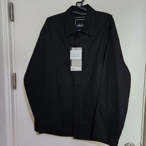 새거 오버핏M 가먼트레이블 코튼 셔츠자켓