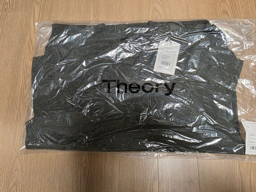 Theory 띠어리 캐시미어100% V넥 니트 L 이미지